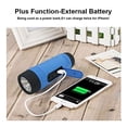 thumbnail image 4 of ZEALOT Altavoz Bluetooth Portátil, Altavoz Bluetooth para Bicicleta, Separador de Manillar, IPX5 Impermeable, Luz de Antorcha LED, MIC/TF/AUX para el Hogar Al Aire Libre Senderismo Camping iOS Andoird, 4 of 5