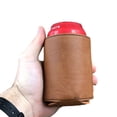 thumbnail image 4 of Yuarrent Cubierta aislante para latas de cerveza y refrescos, liviana y fácil de empacar, muy adecuada Barra de herramientas Marrón, 4 of 6