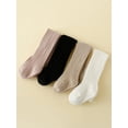 thumbnail image 3 of 4 paires de collants solides pour petites filles, 3 of 5