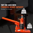 thumbnail image 2 of Hydraulic Toe Jack 2.5 Ton On Toe Toe Jack Lift 5 Ton On Top Lift Capacity Machine Jack 0.8-5.3 In Toe Height 8.9-13.4 Top ,Robust Construction, 2 of 5