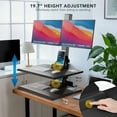 thumbnail image 4 of Mount-It! Wide Motorized Sit-Stand Desk Converter | MI-7952, 4 of 13