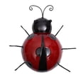 thumbnail image 2 of 12Pcs Ladybug Ornament home and garden Hanging Art Craft 10cm, 2 of 8