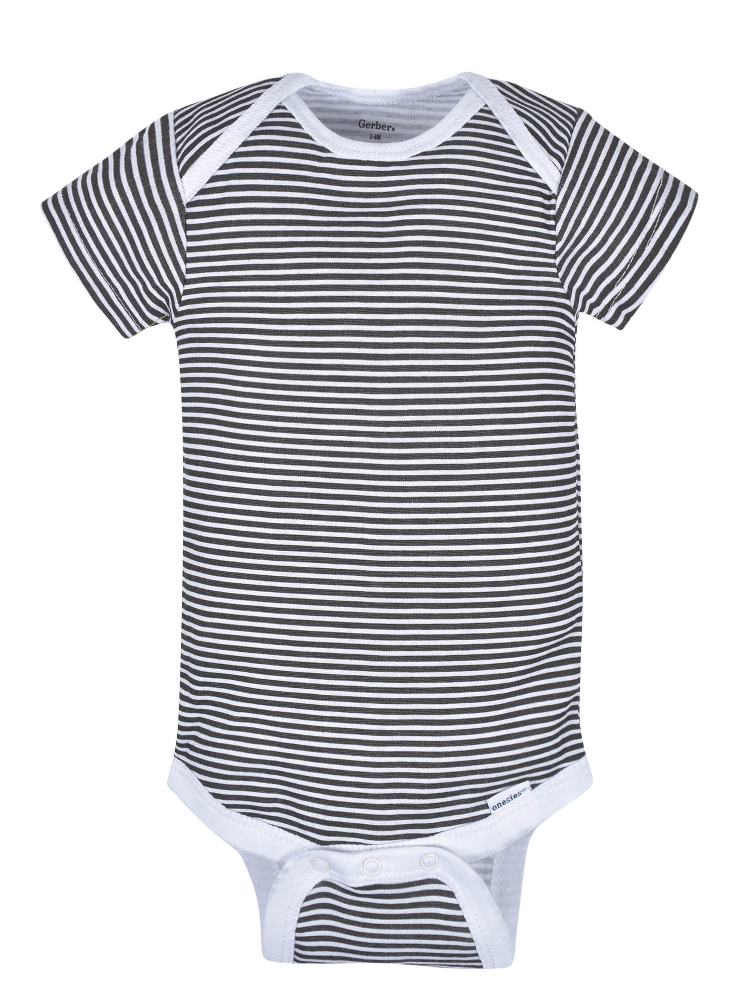 Gerber Baby Boy Short Sleeves Onesies Bodysuits, 8-Pack, Sizes Newborn-12M