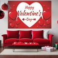 thumbnail image 2 of MOPOOR Valentine's Day Banner Happy Valentine's Day Background Cloth Banner Valentine's Day Background Banner Valentines Day Party Decorations Supplies Valentines Party Photo Booth Prop, 2 of 8
