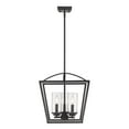 thumbnail image 5 of Golden Lighting Mercer 3-light Pendant in Matte Black, 5 of 7