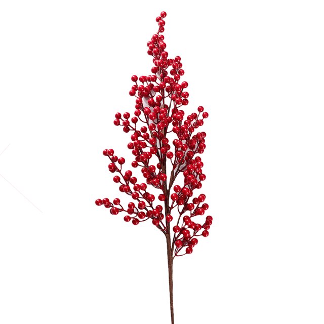 Holly Fruit Long Branch Berry Stalks Photo Props Scrapbooking Decorations Good Quality Plastic Emulation Fake Flowers