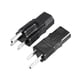 thumbnail image 2 of PiccoCasa Enchufe US NEMA 5-15P a conector C13 Adaptador de corriente AC Convertir Negro, 2 of 3