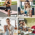 thumbnail image 7 of Christmas 40oz Tumbler– Stainless Steel Insulated Tumbler with Handle and Straw, Large Capacity Travel Cup for Hot & Cold Drinks, 7 of 7