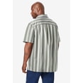 thumbnail image 3 of KingSize Men's Big & Tall Wrinkle-Resistant Short Sleeve Button Down, 3 of 5
