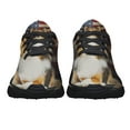thumbnail image 5 of Shetland Sheepdog American flag Shoes Sneakers Black Size 4, 5 of 7