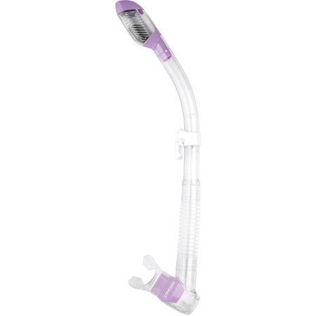 UPC: 0843607514019 | Cressi Supernova Dry Snorkel (Clear/Lilac)
