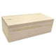 thumbnail image 5 of Caja de almacenamiento de madera con tapa deslizante, multiusos, para pasatiempos, joyas, etc. Longitud 20 cm, 5 of 9