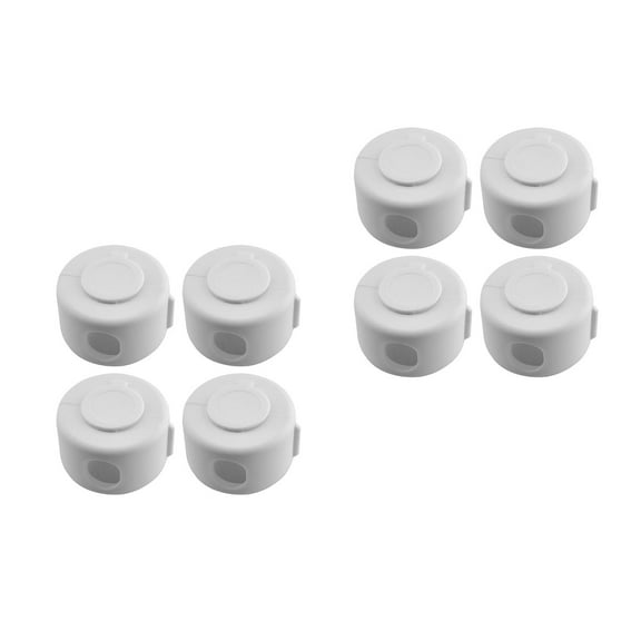 WORGEOUS 8 pcs  Door Knob Covers Child Safety Cover Child Proof Doors Handle Protector