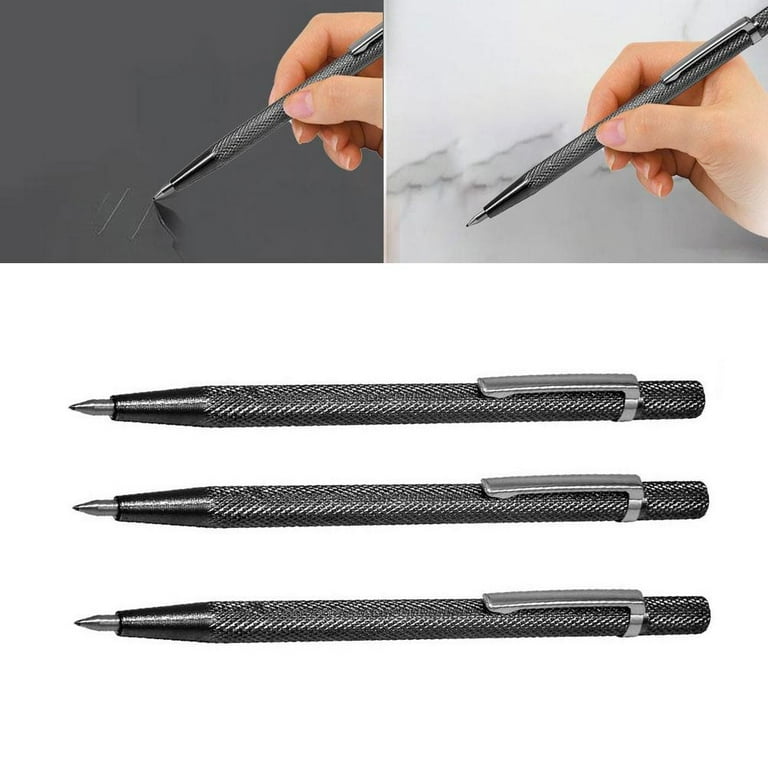 Ana 6PCS Tungsten Carbide Tip Scriber Engraving Pen Marking Tip