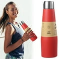 thumbnail image 6 of 18oz Stainless Steel Vacuum Bottle - Double Wall Insulated Sports Thermos for Carbonated Drinks, Leakproof 12H Hot & 24H Cold Retentioncccc, 6 of 6