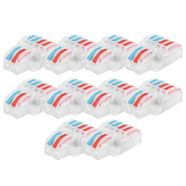 Terminal de abrazadera de bloque de cable, 10 piezas Conectores eléctricos de abrazadera de bloque de cable Color Terminal de abrazadera de bloque de cable Aspecto llamativo