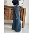 thumbnail image 4 of XXWXYD Girls Flare Jeans Kids Casual Skinny Stretc𝗁 Denim Bell Bottom Pants Streetwear High Waist Wide Leg Bottoms Slim Fit Bootcu𝗍 Fashion Comfortable Vintage, 4 of 9