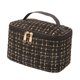 thumbnail image 1 of Bolsa de maquillaje Estuche de cosméticos para niñas, Organizador de maquillaje multifunción grande Bolsa de cosméticos Bolsa de aseo Bolsa de baño de , negro Salvador Estuche de maquillaje, 1 of 9