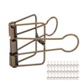 thumbnail image 4 of Wire Binder Clips, 30Pcs Paper Clamps Multi Purpose  For Papers Black,Bronze,Purple Bronze, 4 of 8
