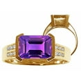 thumbnail image 2 of Tommaso Design� Genuine Amethyst Ring, 2 of 9