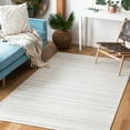 thumbnail image 2 of SAFAVIEH Marbella Jolyon Solid Area Rug, Grey/Ivory, 6' x 6' Square, 2 of 8