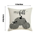3 Styles of Thanksgiving Pillows Covers 18X18 Inch Thanksgiving Linen
