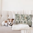 thumbnail image 4 of Ambesonne Monstera Throw Pillow Cover 2 Pack, Minimalist Floral Romance, 24", Pale Reseda Green Sepia, 4 of 7
