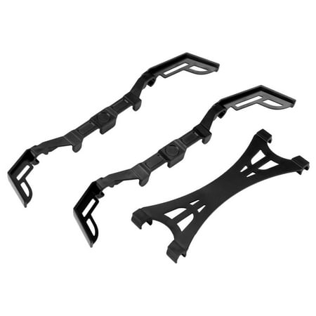 Set of Quadcopter Landing Gear Skid + Gimbal Protective Guard for RC Black