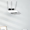 thumbnail image 5 of No-Drill Metal Wall Mounted Shelf - Sturdy Alloy Bracket for Projector Camera, Space-Saving, Easy Install, Perfect for Living Room Kitchen Wall Small Device Storage & Display, 6*5*2in, Black, 5 of 8