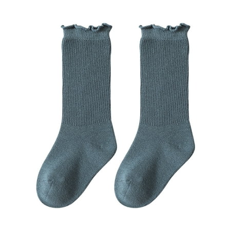 

Quealent Baby Dispensing Non Slip Socks Toddler Socks With Pinch Ankles Baby Kids Little Girl Boy Boys Tall Socks Crazy Blue 0-6 Months