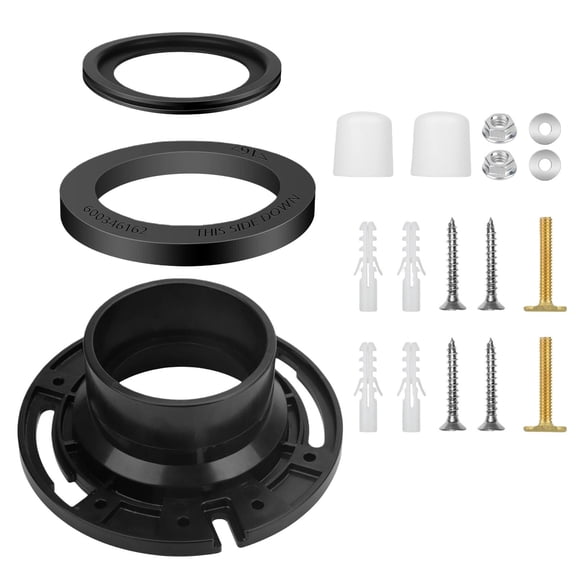 TAPDRA Plastic RV Toilet Seal Kit All Inclusive With Flange Seals Bolts For Dometic 300 310 320 Series RV Maintenance