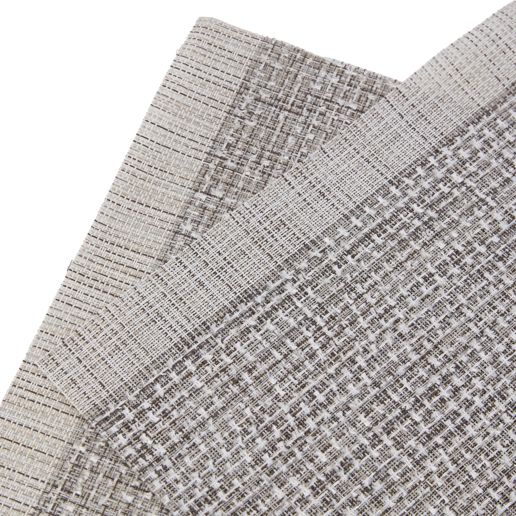 Dainty Home Set of 6 Placemats | Elegant and Durable | 12x18 in PVC Non-Slip Washable Place Mats | Tear-Resistant Heat | Resistant Placemats