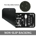 thumbnail image 6 of Black and White Kitchen Rugs Sets of 2 Non Slip Microfiber Mats for Floor Washable Farmhouse Area Rug Carpet Runner Hallway Laundry Room 17"x 47"+17"x 30", 6 of 6