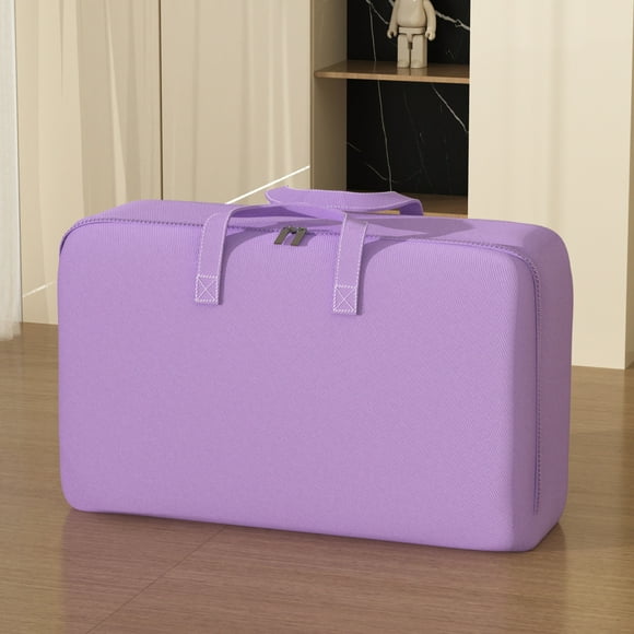 TopLLC Heavy Duty Storage With Reinforced Handles Extra Large Storage Bags For Clothes Toys Christmas Decoration Organizer Tote Bag Thickened Double Zipper storage pocket