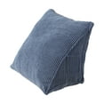 thumbnail image 2 of Triangle Pillow Comfortable Reading Pillow With Zip Pocket Triangle Wedge Small Back Support Pillow Cushie Pillows for Office Home Bed Sofa, 2 of 7