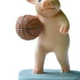 thumbnail image 6 of Fancyes Miniature Pig Figure, Miniature Pig, Garden Statue, Pig Sculpture, Pig Ornamentation, Animal Figure for Children's Room, Living Room basketball, 6 of 8