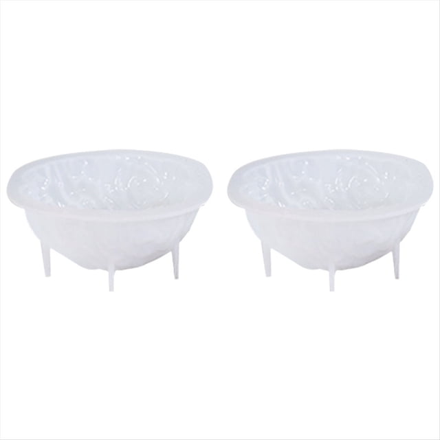 Molde de Silicona para Vela con Forma de Cerebro 3D de Halloween para Hacer Velas, Pilar de Resina, Vela para Aromaterapia, Jabón, de Flores