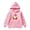 Pink, variant on Tanghaowl Kids Hoodies Hoodies for Girls Graphic Letter Print Pullovers Tops Long Sleeve Casual Soft Pullover Tops for Holidays Pink 3-4 Years