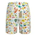 thumbnail image 6 of Kdxio Summer Animal Pattern Mens Casual Shorts - Drawstring Summer Beach Sports Shorts for Men, 6 of 9