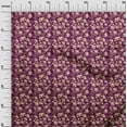 thumbnail image 3 of oneOone Cotton Poplin Dark Magenta Fabric Baroque Sewing Fabric By The Yard Printed Diy Clothing Sewing Supplies 42 Inch Wide, 3 of 4