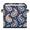 Multicolor 3, variant on CURLYOOT Retro Bird Print 11 x 11 Inch Cube Storage Bin, Fabric Storage Cube Foldable Basket with Leather Handles, Organizer Basket for Closet Shelves