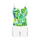 thumbnail image 5 of Traje de baño tankini de dos piezas para mujer, informal, de gran tamaño, de color liso, con parte superior dividida y acolchado en el pecho. Traje de baño tankini para mujer. Traje de baño de dos pie, 5 of 6