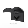 thumbnail image 1 of Organizador 5 uds soporte para gorra de béisbol gorra Snapback ganchos para colgar Audífonos de pared (negro) Sywqhk Libre de BPA, 1 of 8