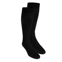 Truform Men's Socks Knee High Cushion Foot Active Casual Style: 15-20 mmHg M BLACK (1933BL-M)