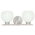 thumbnail image 5 of Aspen Creative 62199, 2-Light Bathroom Vanity, 15" Wide, Transitional Design, Brushed Nickel, 5 of 6
