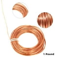 Mecnmsa 99.9 Dead Soft Copper Wire, 14 Gauge/ 1.63 mm Diameter, 79