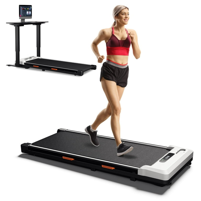 CoolHut 2.5Hp Under Desk Treadmill, 300lb, Remote Control