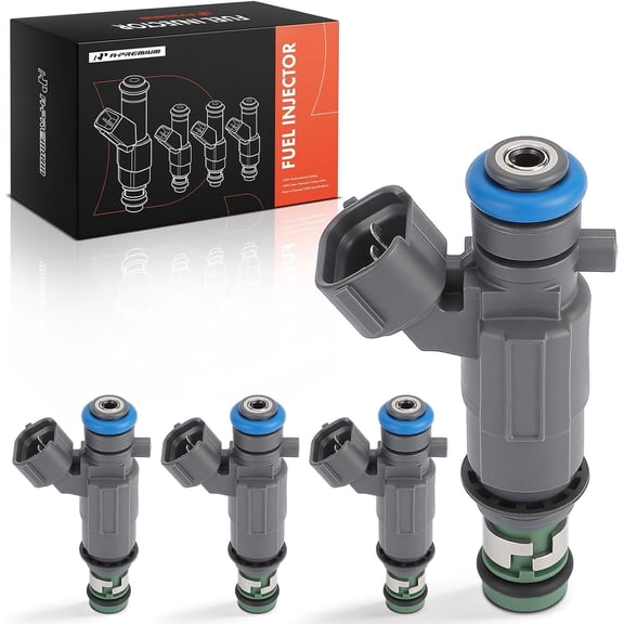 A-Premium Set of 4 Fuel Injectors Compatible with Subaru Outback 2000-2004, Legacy 2000-2004, Baja 2003-2006, 2.5L