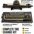 thumbnail image 4 of StanceMagic Complete Spare Wheel Tire Kit Fits 2017-2026 Tesla Model 3 Performance with 20" Wheels, 18x4 Rim, 125/85R18 Tire, 2 Ton Scissor Jack, Tools, Carrying Bag, Also fits Highland, 4 of 8