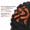thumbnail image 5 of TROPOW Tires,Pack of 2 26x9-12 ATV Tires – 6PR Heavy-Duty All-Terrain Off-Road Tires for Mud, Sand, Trail, and Rugged Terrains, 5 of 6